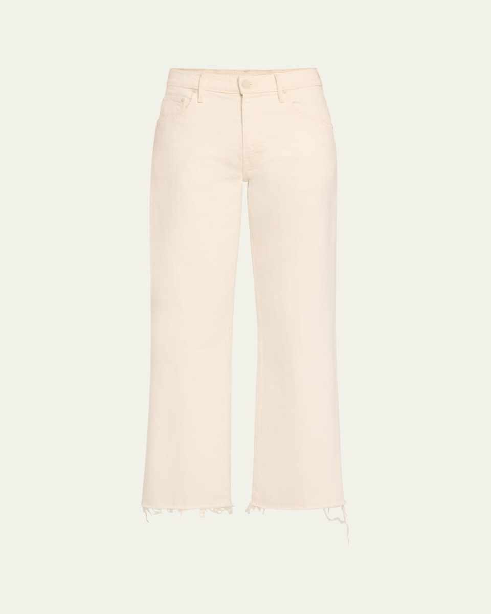 The Mid-Rise Maven Ankle Fray Jeans